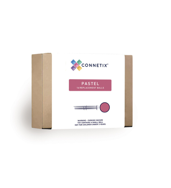 Connetix Tiles | 16 Piece Pastel Replacement Ball Pack