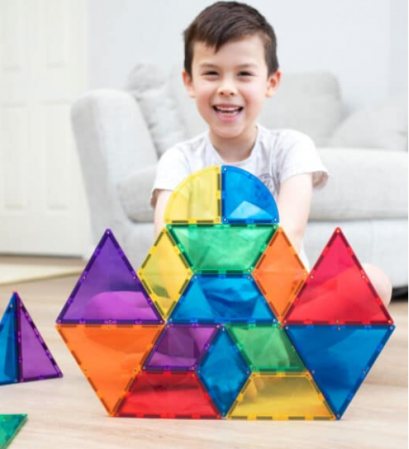 Connetix Tiles | 36 Piece Rainbow Shape Expansion Set